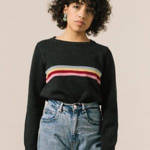 Jersey negro mujer 100% sostenible